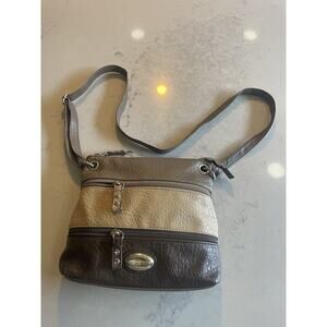 ROSETTI FAUX LEATHER CROSSBODY ORGANIZER PURSE MULTI POCKET EUC